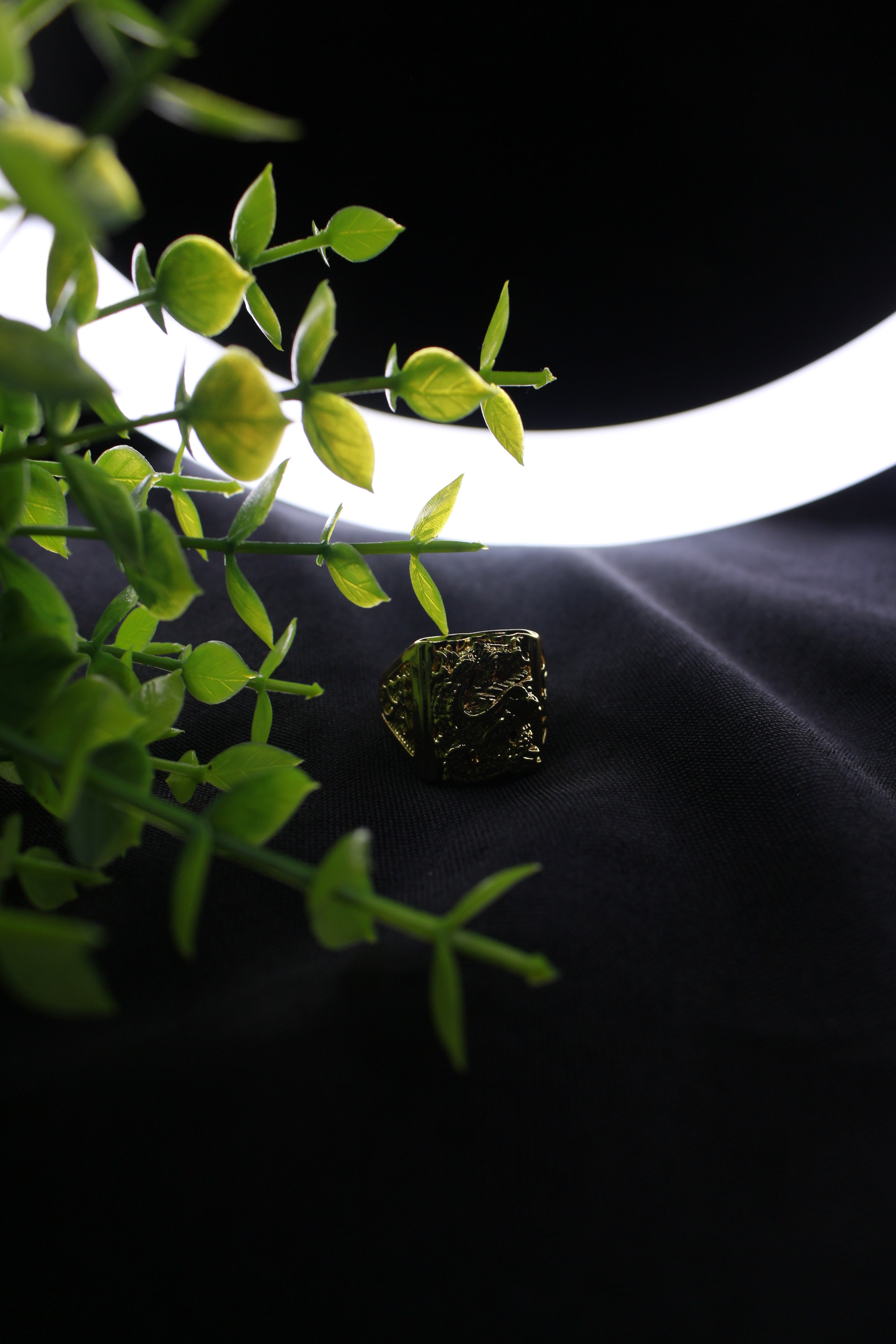 DRAGON 24K GOLD RING ADJUSTABLE