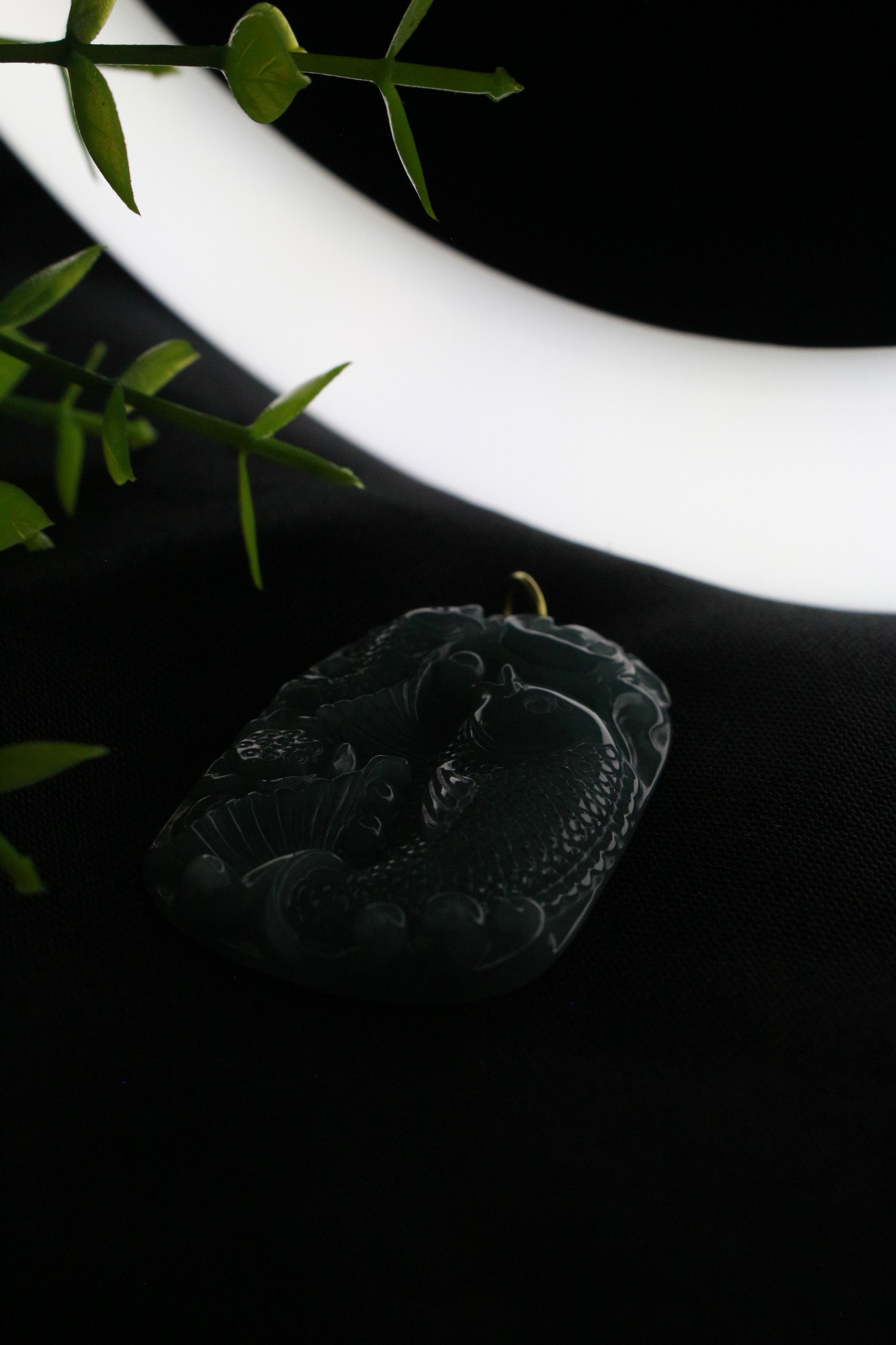 JADE KOI FISH (PENDANT ONLY)