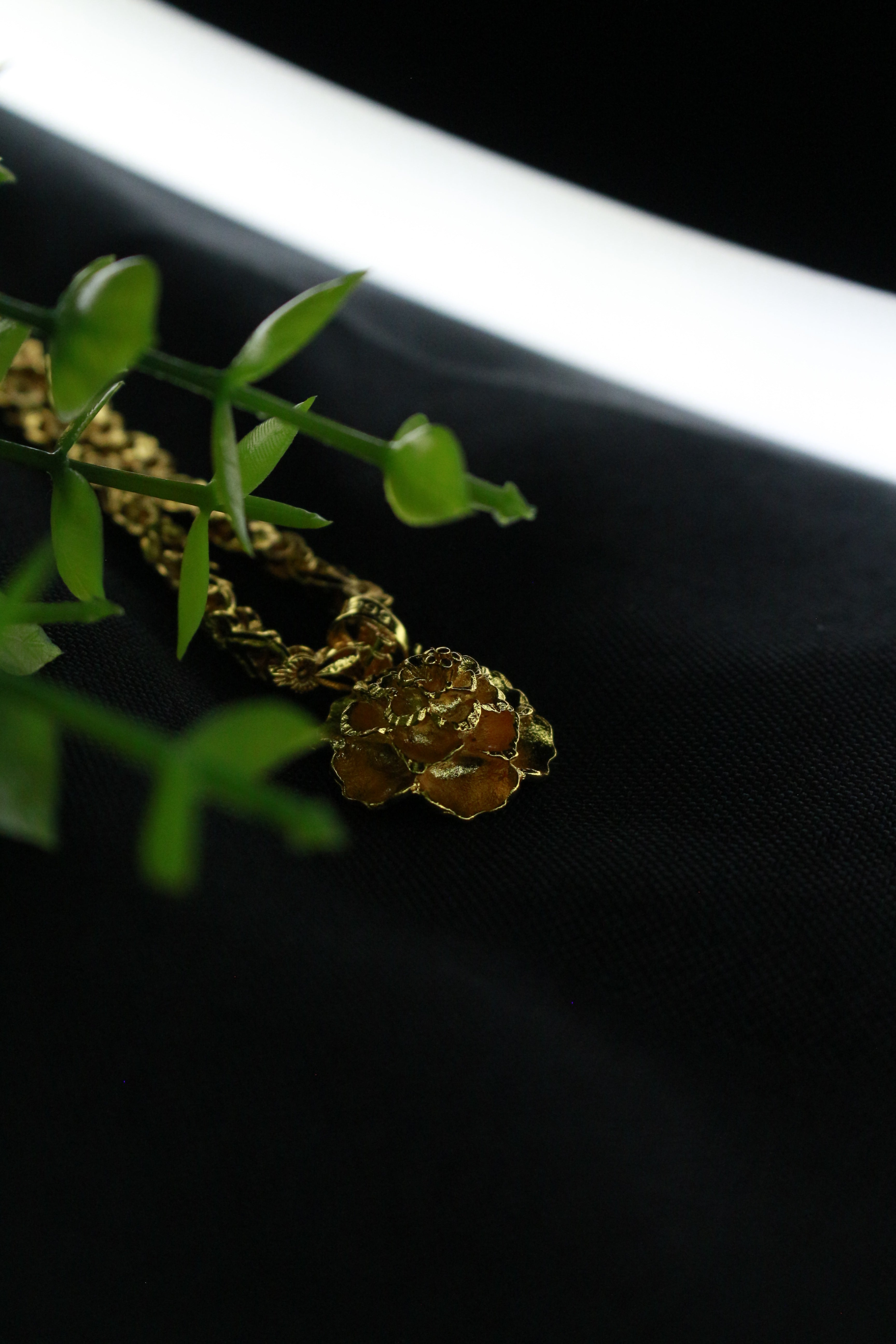 24K FLOWER NECKLACE
