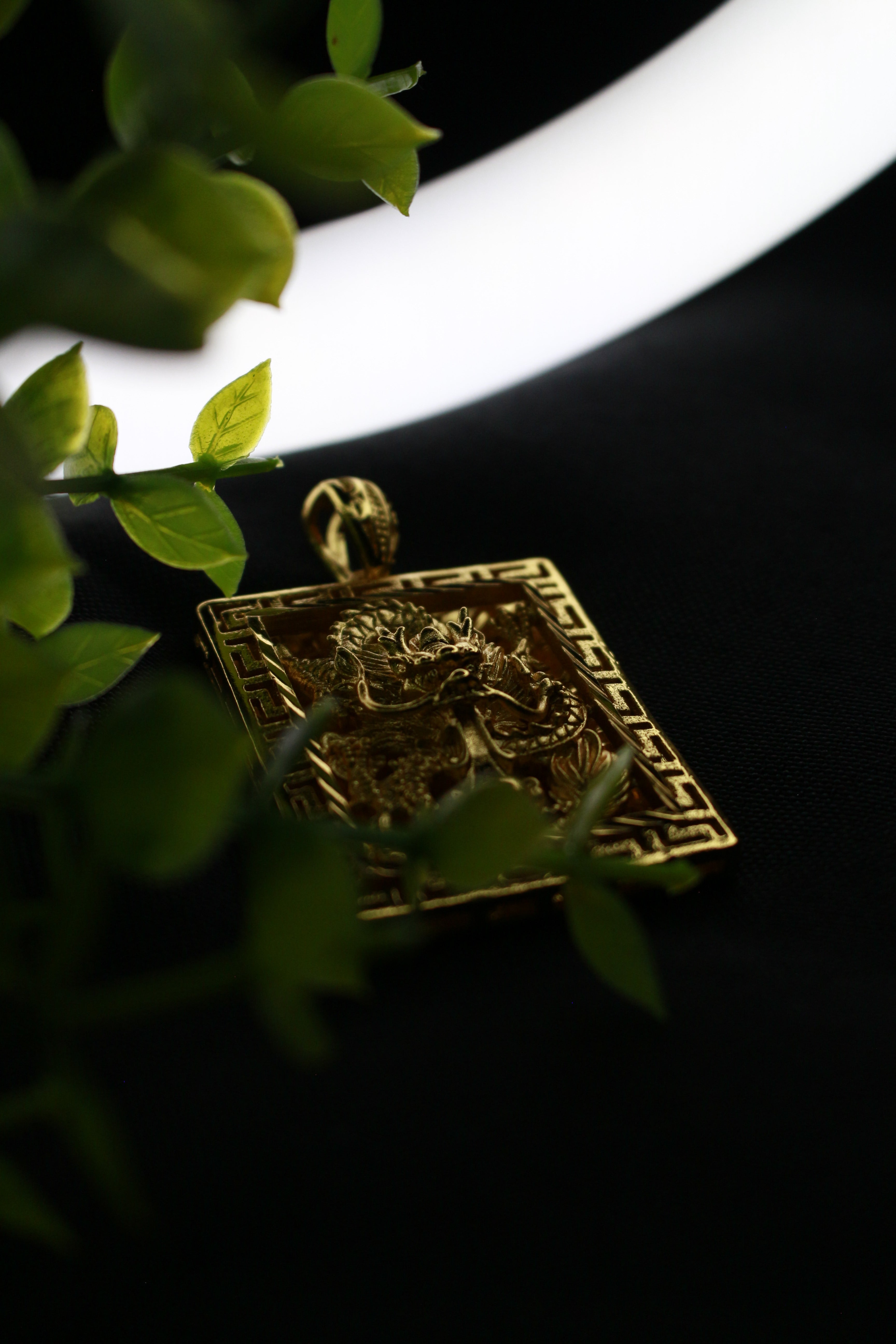 TOTEM DRAGON 24K GOLD (PENDANT ONLY)
