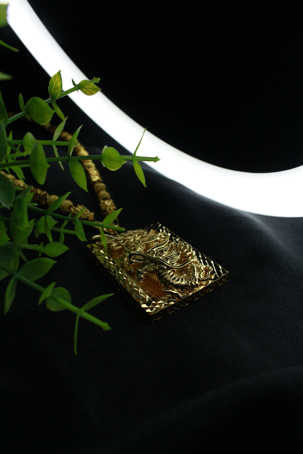 HEAVY BOX DRAGON 24K GOLD CHAIN