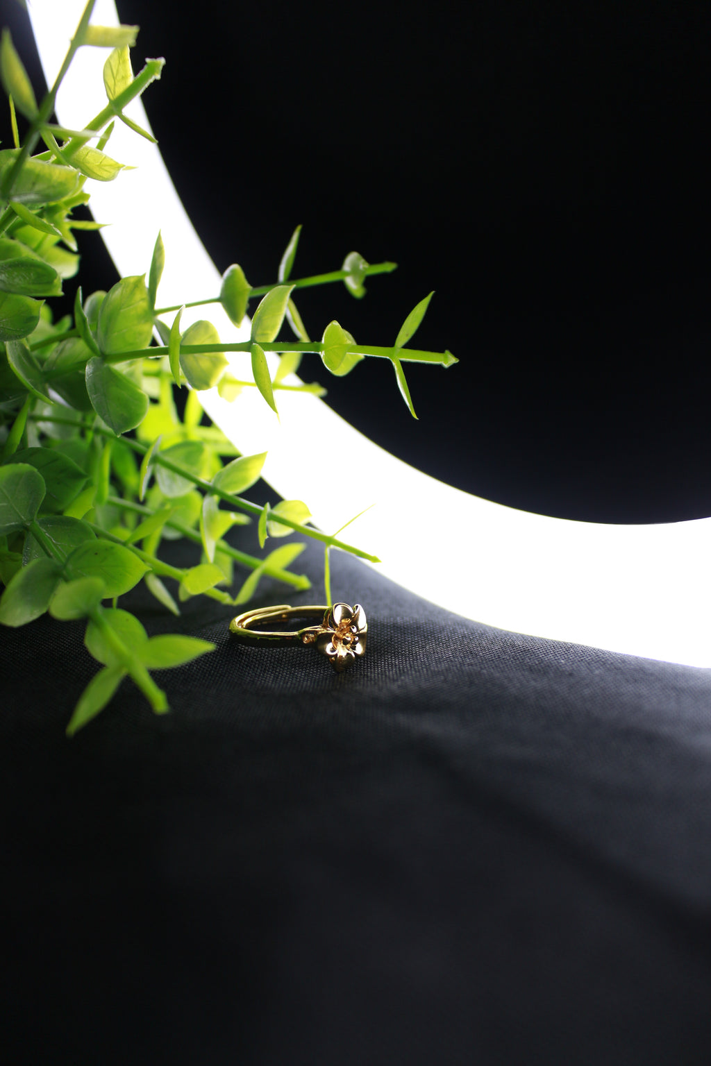 24K FLOWER RING ADJUSTABLE