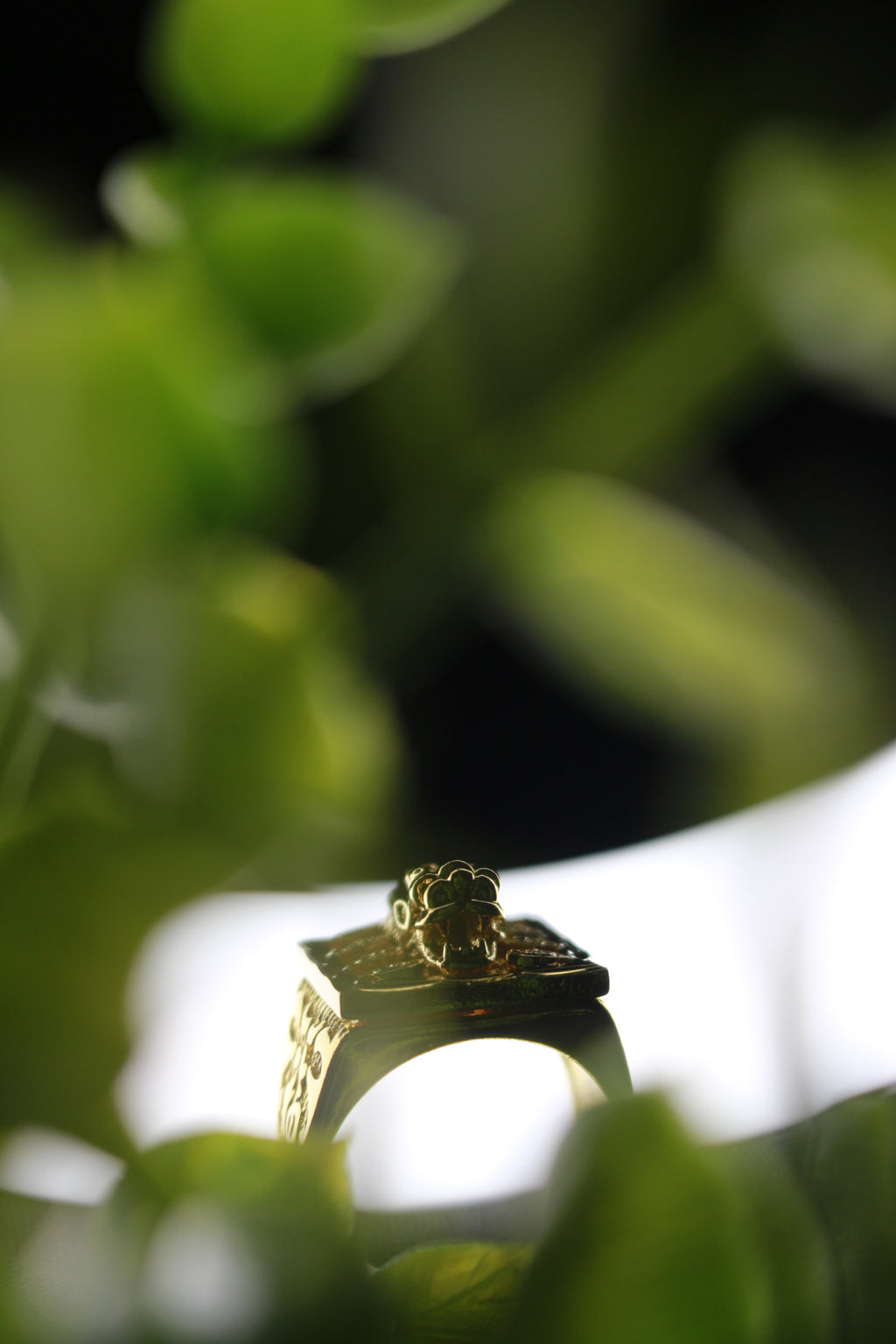 24K GOLD PIXIU DRAGON RING ADJUSTABLE
